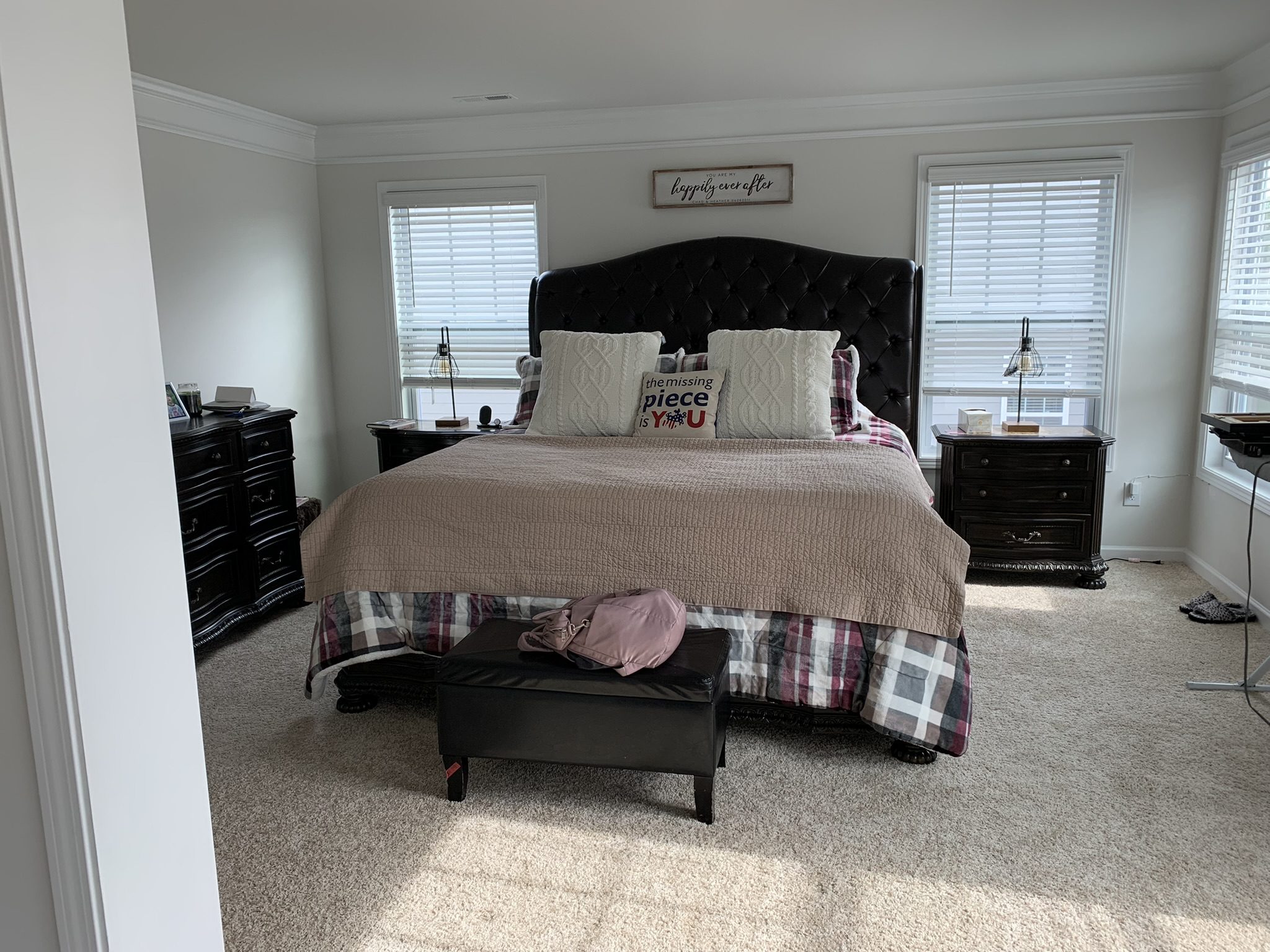 Clean Master Bedroom